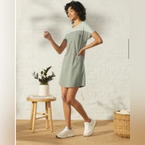 Upwest Perfect Stripe T-Shirt Dress - HILLTOP STRIPE / L